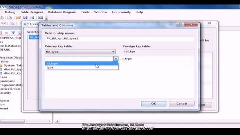Tutorial membuat database & tabel di sql server 2008
