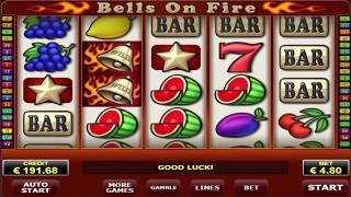 €100 For 5 Minutes!!! - Bells On Fire Slot Machine Bonus screenshot 4