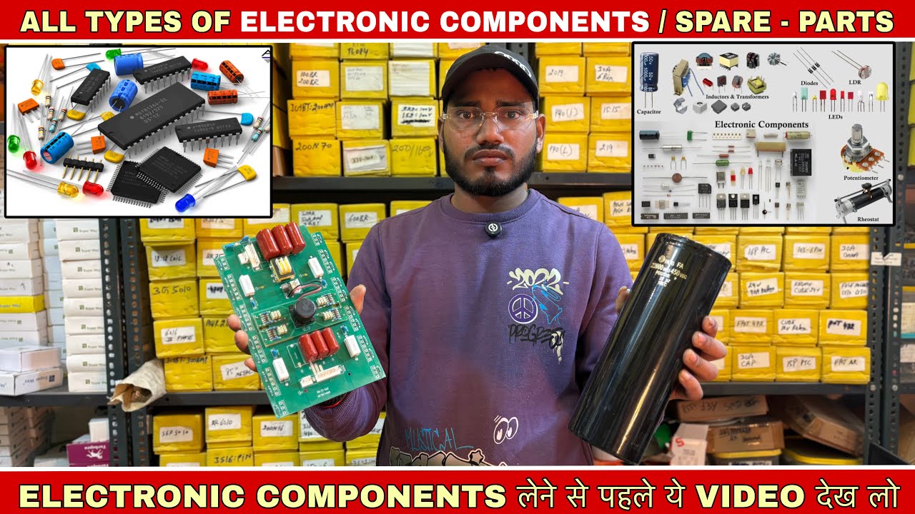 All Types Electronic Components in Delhi Lajpat rai market 
