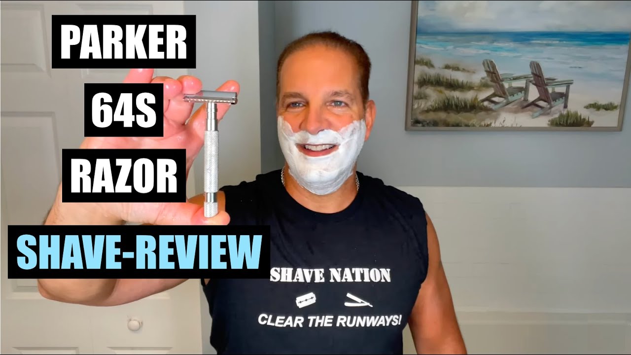 Parker 64S Stainless Steel Razor Shave & Review - YouTube