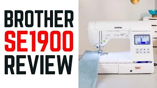 Brother se1900 sewing and embroidery machine with all other