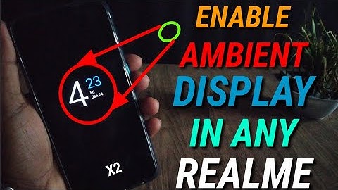 Enable Always On Display & Font Change Feature in All Realme || Ambient Display in Realme X2🔥🔥