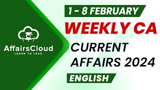 Current Affairs Weekly | 1 - 8 February 2024 | English | Current Affairs | AffairsCloud screenshot 4
