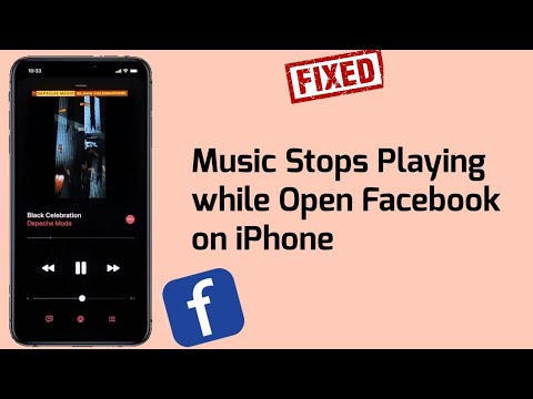 How to Fix Music Stops Playing while Open Facebook on iPhone in iOS 15?