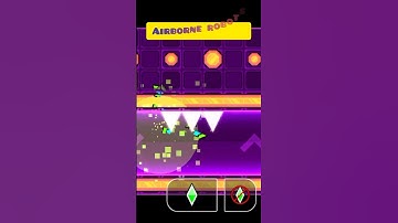 Airborne robots all secret ways! #geometrydash #gd #shorts