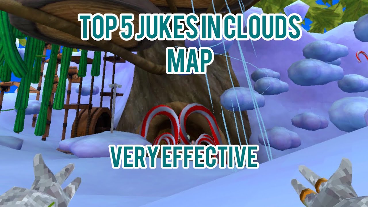 Top 5 jukes in clouds map (gorilla tag) YouTube