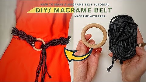 Wow!!! DIY Macrame Belt Tutorial | Create Unique Boho Style