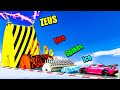 Cars vs Custom Speedbumps in GTA 5