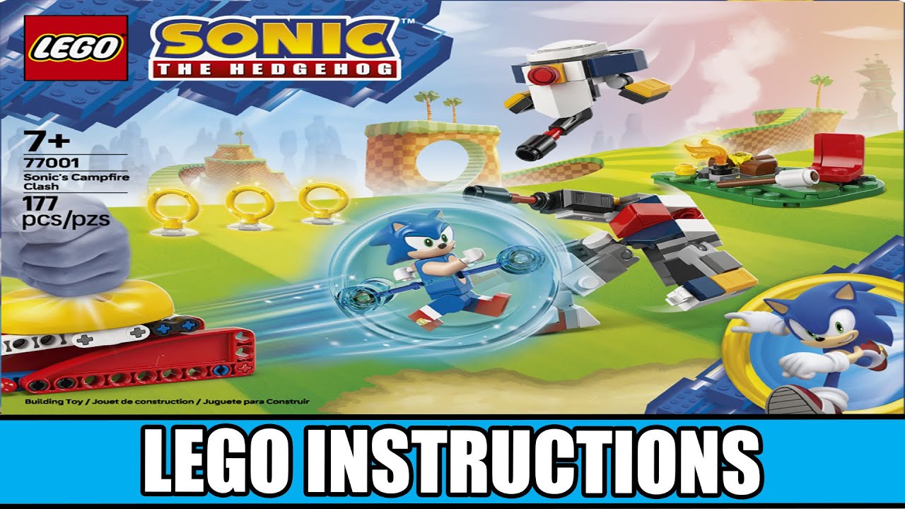 Sonic the Hedgehog - Sonic's Campfire Clash - Modern Games LEGO instructions