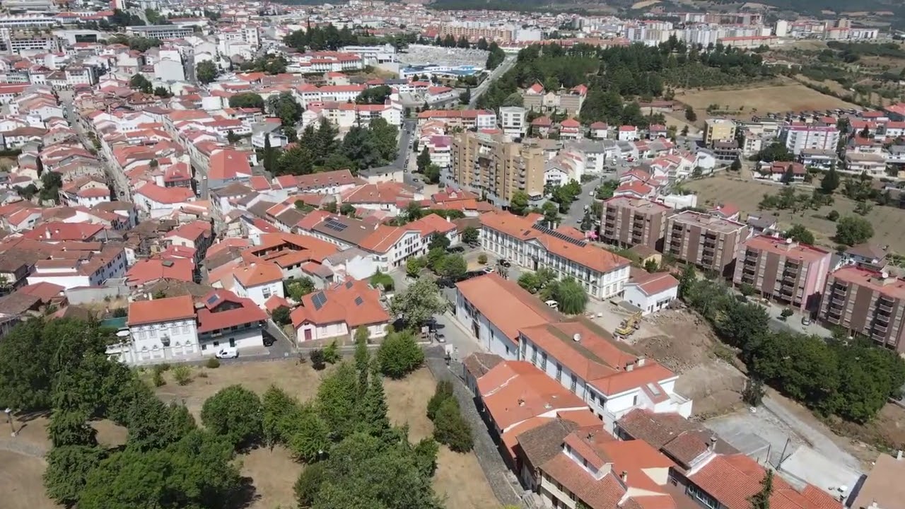 CASTELO DE BRAGANÇA E GIMONDE EM PORTUGAL - Imagens com DRONE 4K