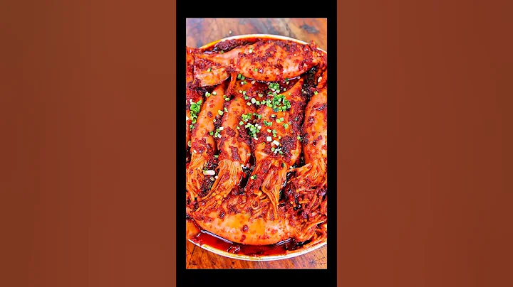 Ermao Challenge Eating Spicy Squid and  enoki mushroom #asmr   #mukbang   #chinesecuisine