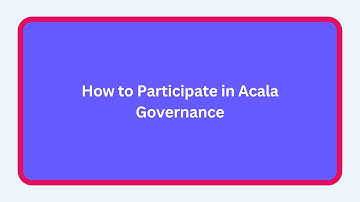 How to Participate in Acala Governance