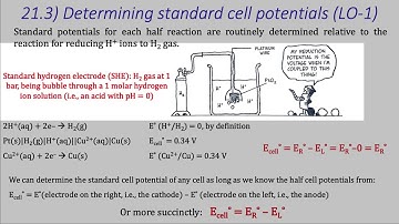 Standard Half Cell Potentials