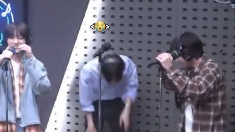 TXT bursts out lauging because of the host