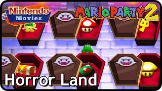 Mario Party 2 - Horror Land (2 Players, 50 Turns!, Mario vs Yoshi vs Luigi vs Peach)