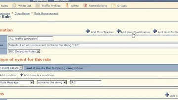 Sourcefire Policy Management III