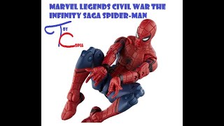 Review and unboxing of Marvel Legends  Civil War The Infinity Saga Spider-Man