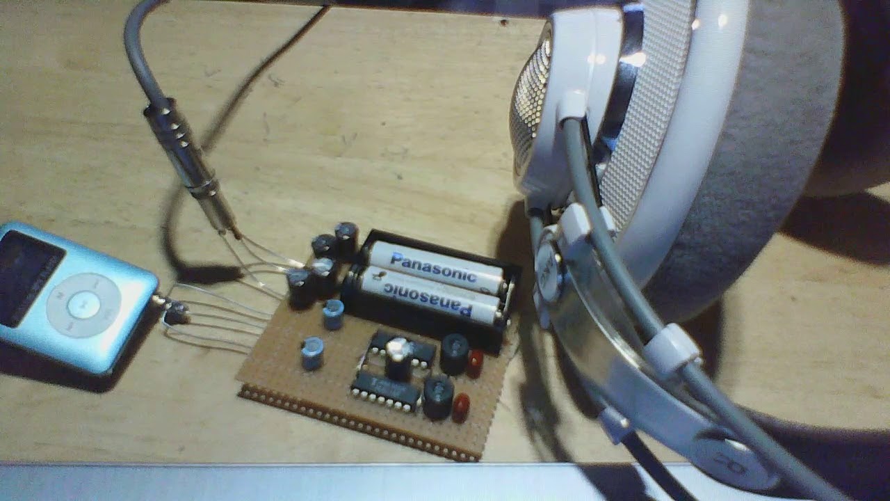 pwm変調器＋74AC14+LPF によるⅮ級ヘッドフォンアンプ - YouTube