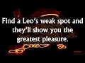 WEIRD FACTS ABOUT LEO