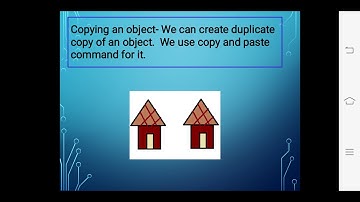 Copying, Moving Object  in Paint  Class 3