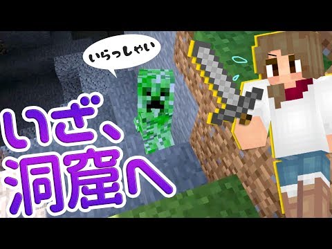 マインクラフト 5 地下渓谷を攻略 鉱石ザクザクでウハウハ マイクラ実況 Youtube