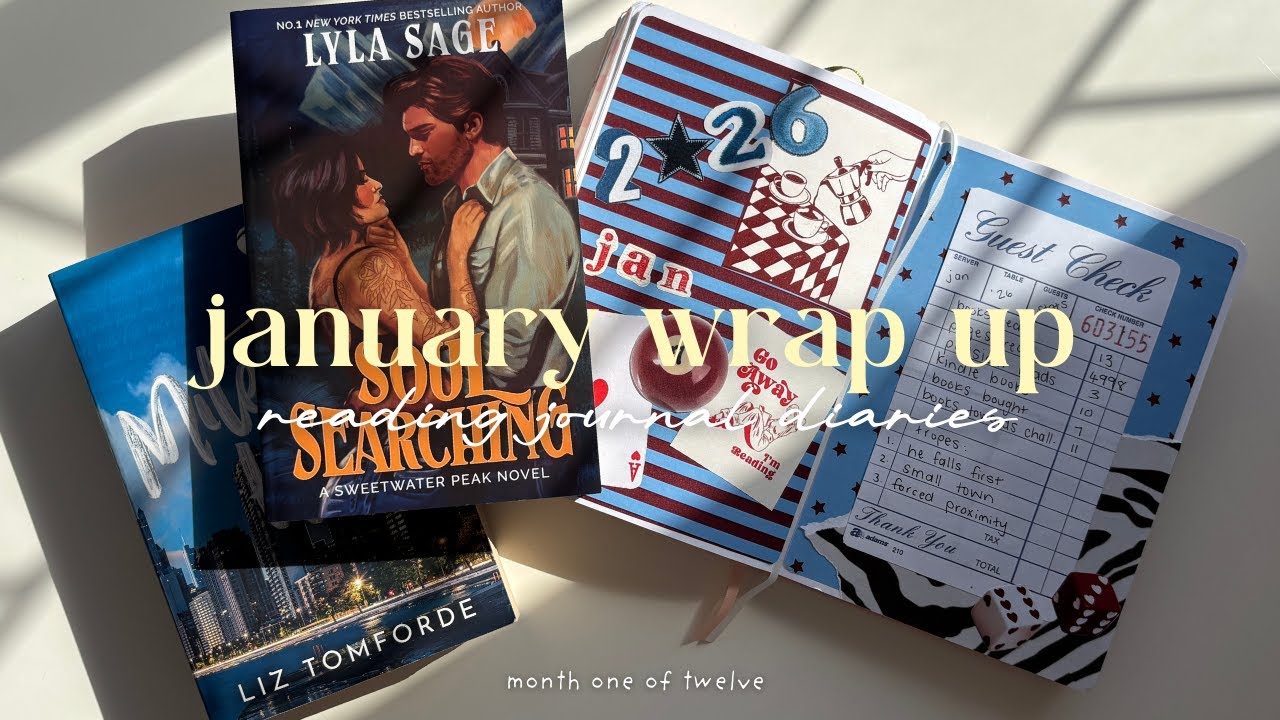 Первый ежемесячный обзор 2026 года! 📓 Статистика по 13 книгам, прочитанным в январе / читательски...