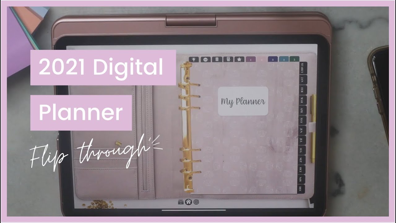 NEW 2021 Digital Planner Flip-Through & Navigation