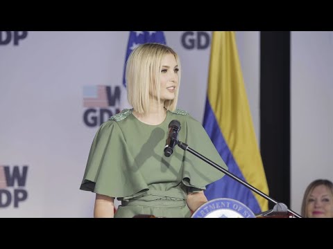 Video: Ivanka Trump Looks In Colombia From Colombian Designers