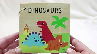 Dinosaurs Reading Wooden books I Kmart Wooden Toys