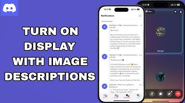 How To Turn On Display With Image Descriptions On Discord App