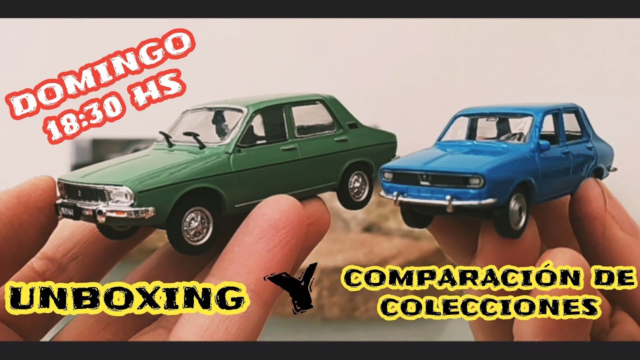 UNBOXING Y COMPARACIÓN DE COLECCIONES! Renault 12! Autos de Colección de Welly. Carros. Die-cast.