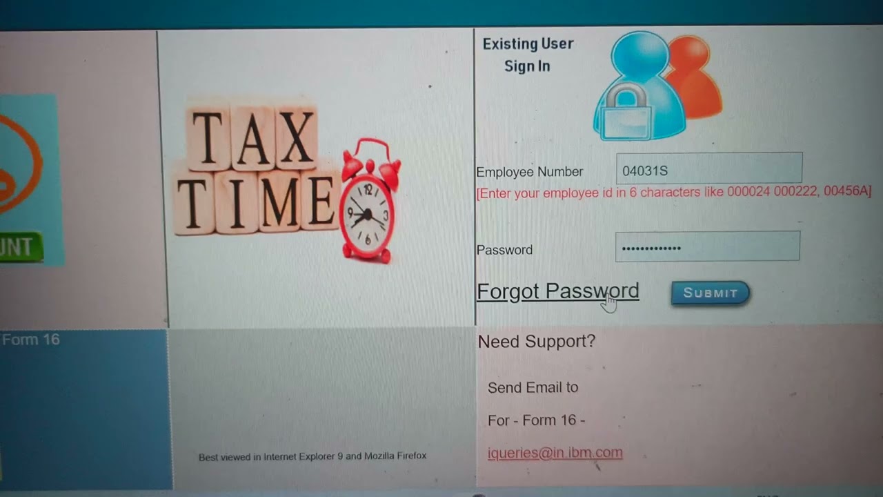 How to Download Form 16 For IBM Current and Ex- IBMER | FORM 16 FOR EX  IBMER AND IBMER - YouTube