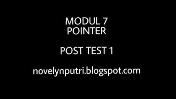 Praktikum Struktur Data Modul 7