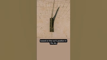 Timekeeping with Sun and Shadow: The Ancient Sundials  #amazingfacts #science #didyouknow #time