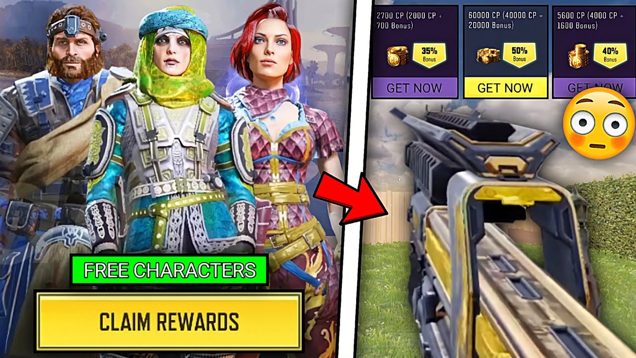 *NEW* Season 1 FREE Characters + P2W Skins + Bonus CP & New Events ...