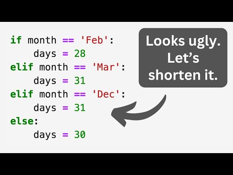 Python: Long If-Elif into Match or Dictionary