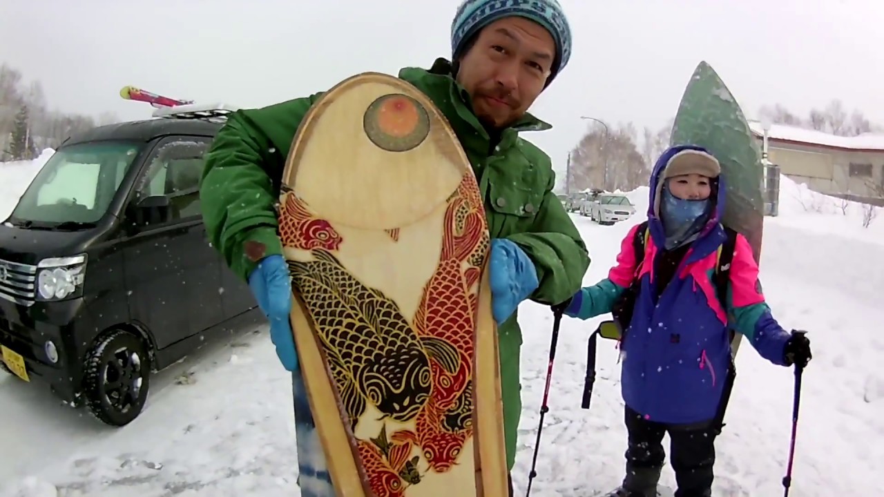 雪板】さあ、雪板をみんなでチャレンジ！！雪上サーフィンを楽し