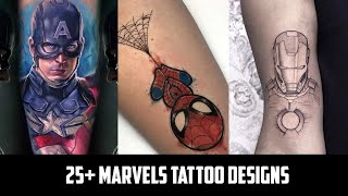 Best Marvel Tattoo Designs Ever I Avengers Tattoo I Linestar Tattoo Studio