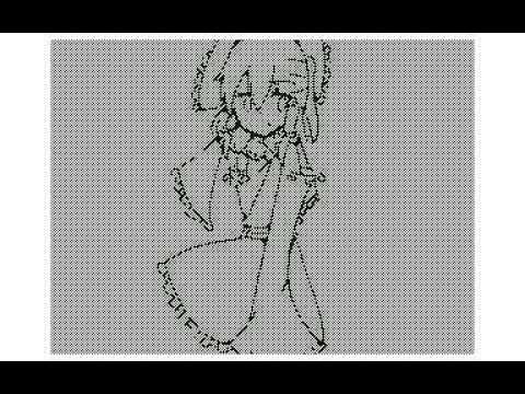 「東方」霊夢イラストPV　うごメモ３DS