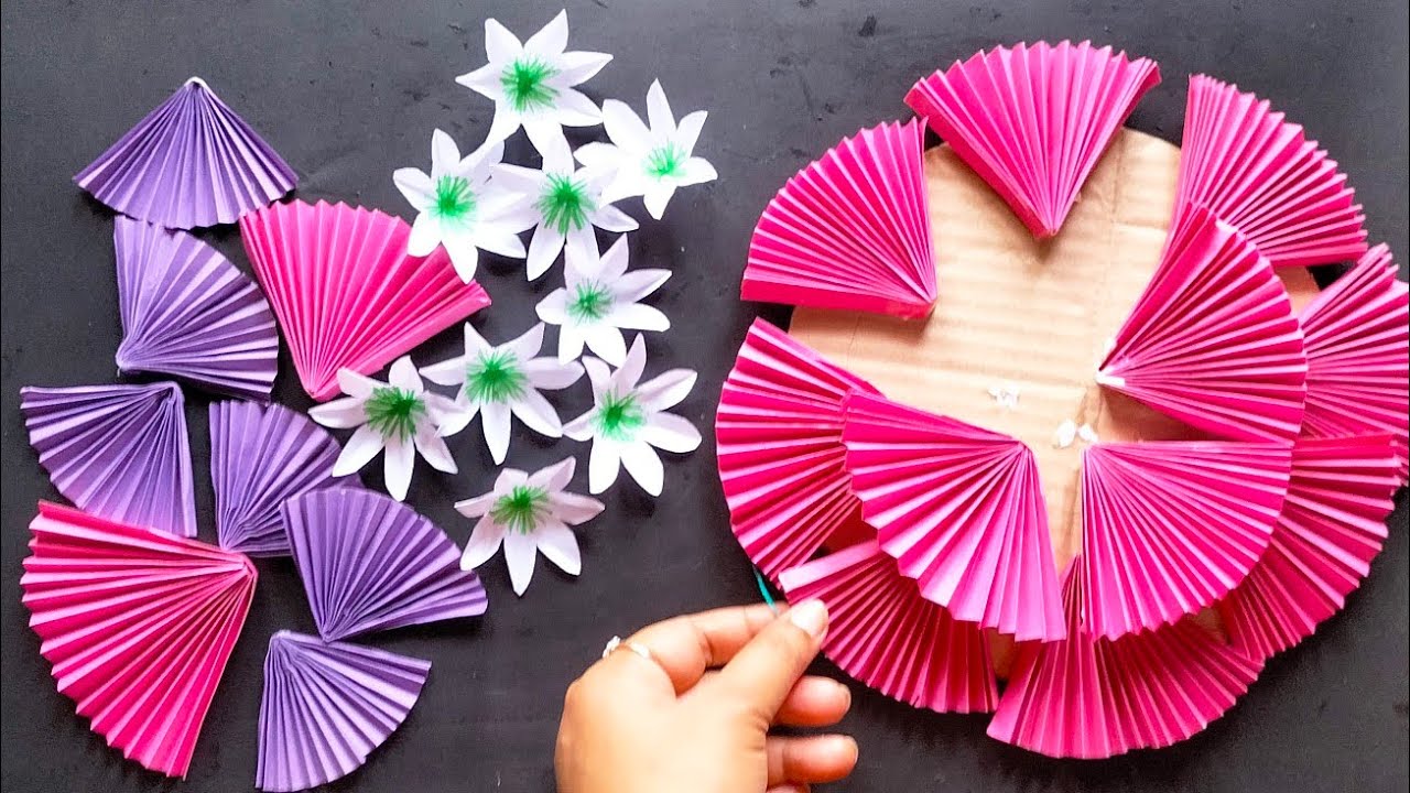 Beautiful Flower Wall Hanging /Paper Craft For Home Decoration /Paper