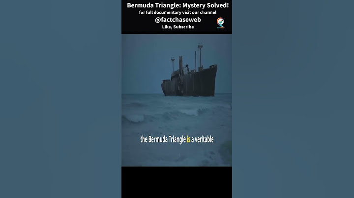 Bermuda Triangle: Mystery Solved!