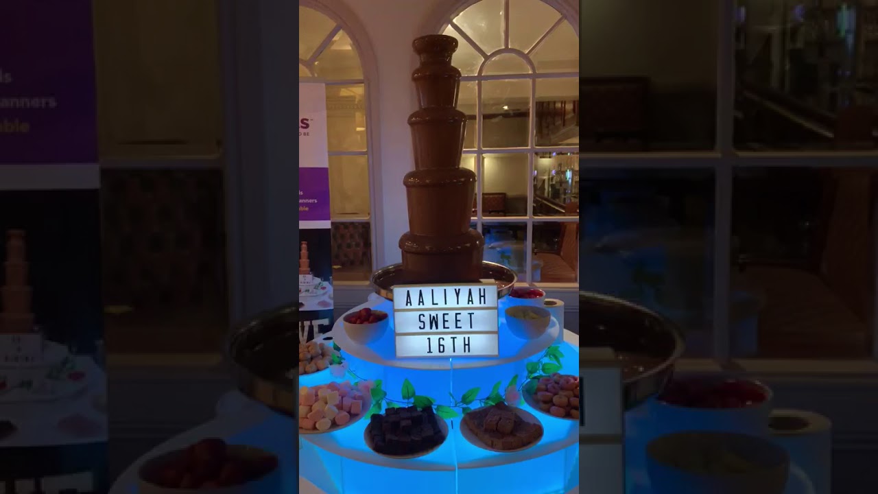Chocolate Fountain Full Set Up YouTube