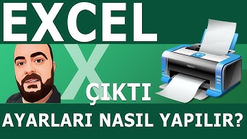 Excel çıktı (yazdırma) ayarları nasıl yapılır? | Excel Dersleri
