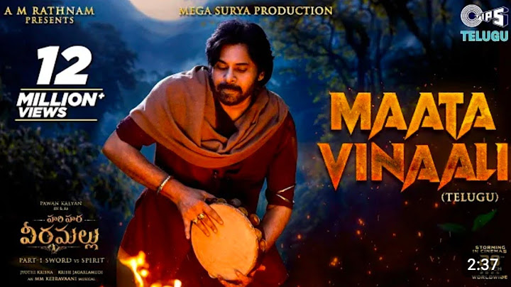 Maata Vinaali - Lyrical | Hari Hara Veeramallu | PSPK |M M Keeravani |