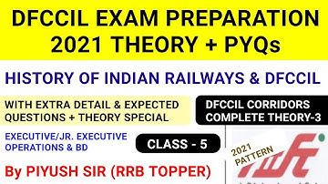 dfccil previous year paper/History of Indian Railways and DFCCIL/dfccil executive operations and bd