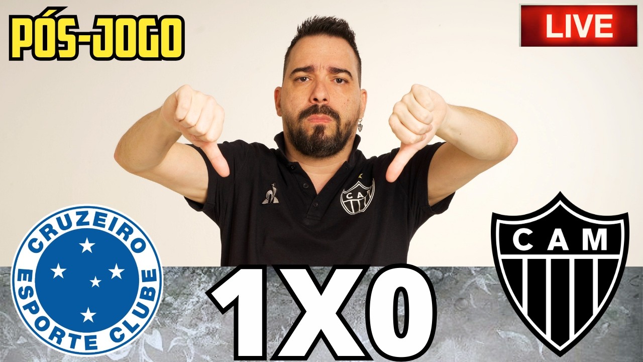 🛑 PÓS-JOGO  CRUZEIRO-MG 1x0 ATLÉTICO-MG 🔴 AO VIVO