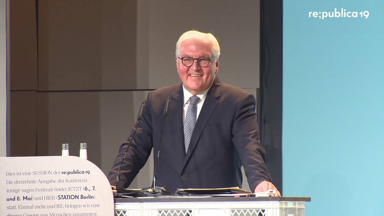 rp13095 re:publica 2019 – Frank-Walter Steinmeier: Rede des Bundespräsidenten