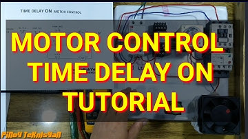 Motor Control tutorial  Time Delay  On Circuit. (Tagalog)(#09) pinoy teknisyan