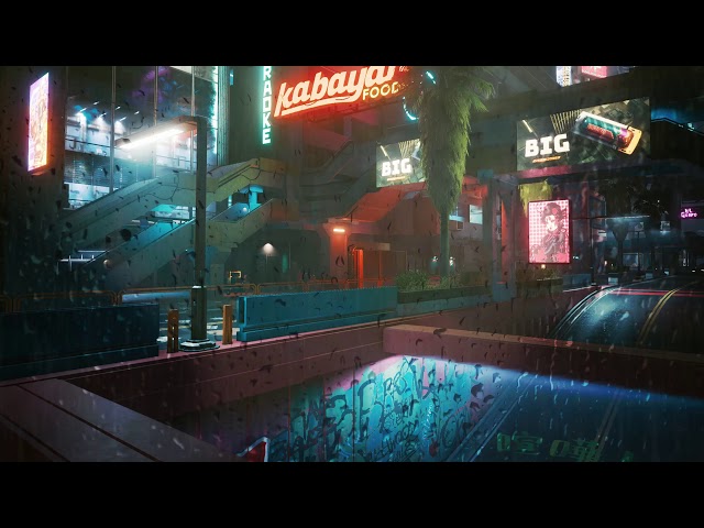 Cyberpunk Futuristic City Theme Live Wallpaper HD LOOP 