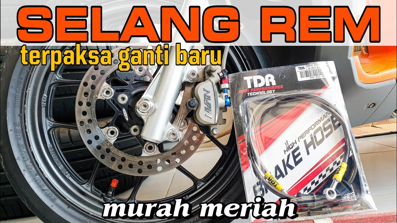 Ganti Selang Rem depan TDR Motor Vario